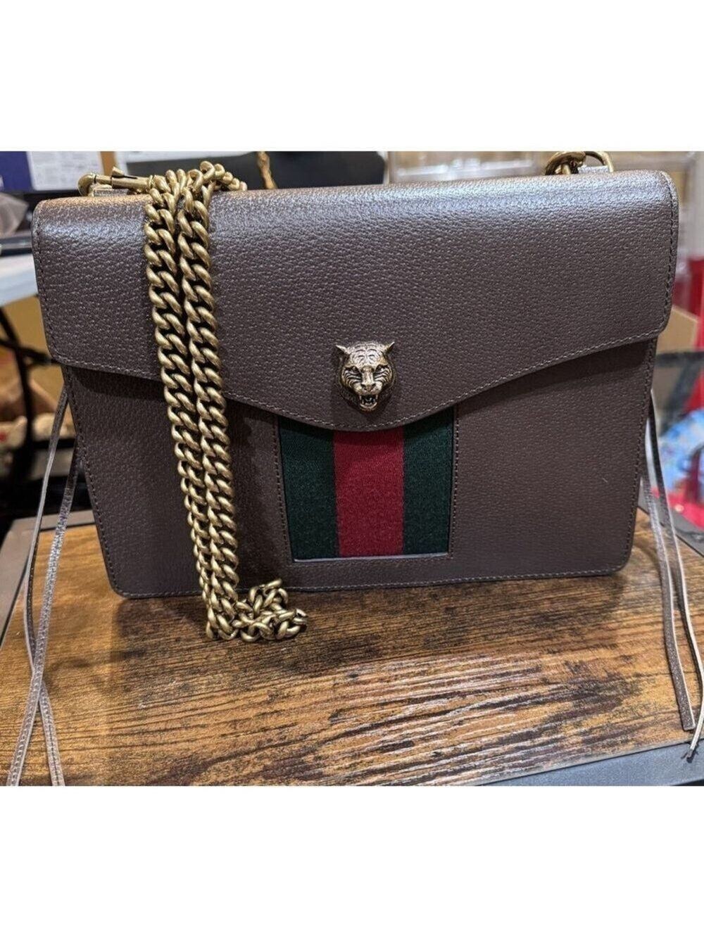 Gucci Animalier Tiger Head Shoulder Bag